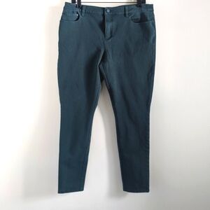 𝅺BODEN Forest Green Skinny Jeans 16 Portobello Bi Stretch